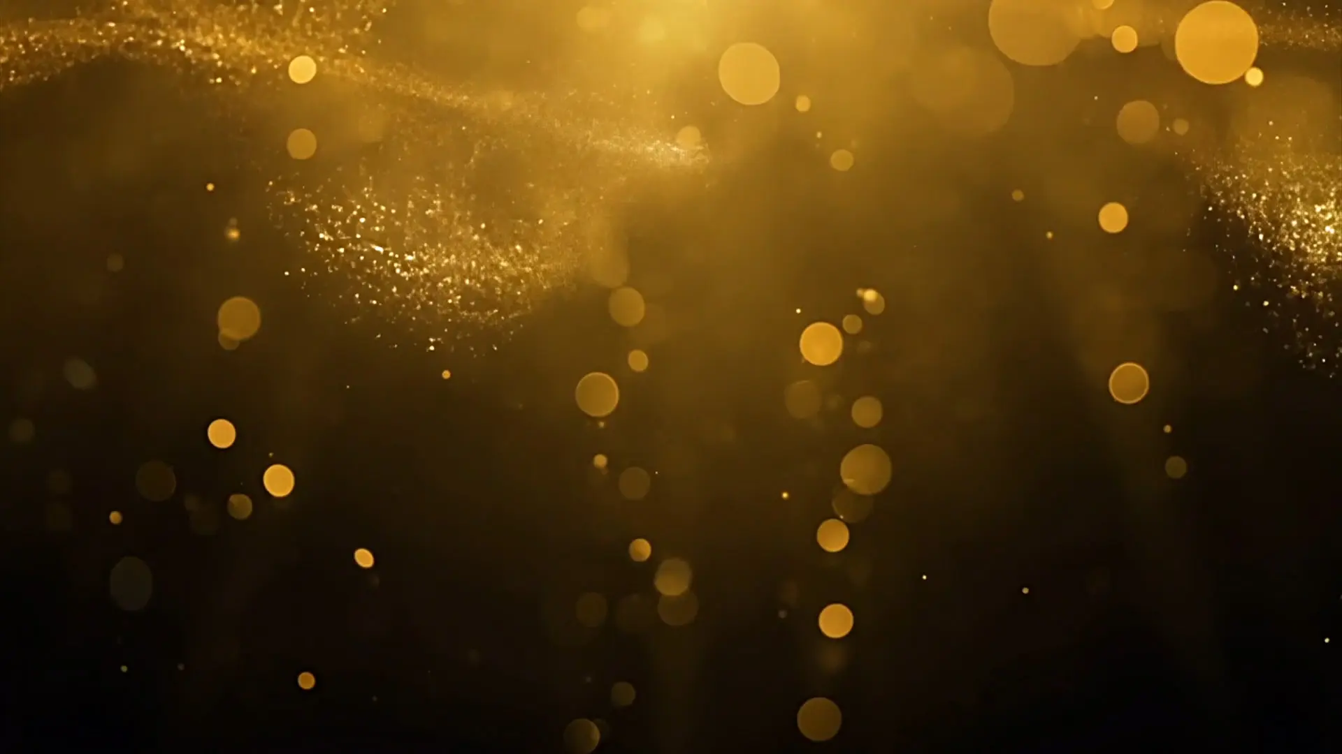 Golden Particle Dust Overlay for Elegant Wedding Videos